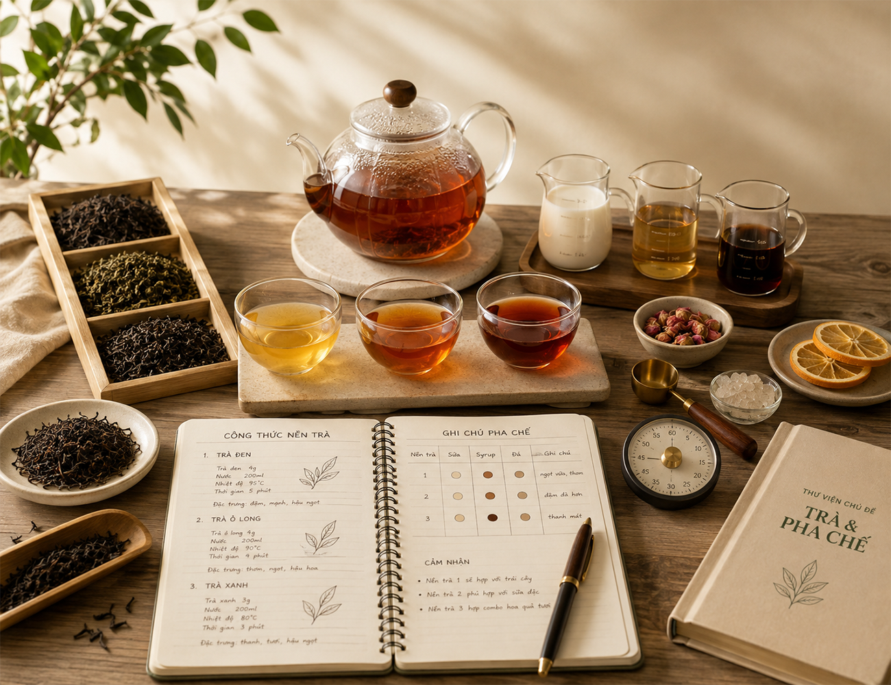 Góc trà và câu chuyện trà Thiên Nam